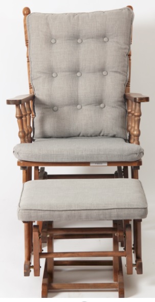 Glider-Square Back Base-Make Old Bright Gray